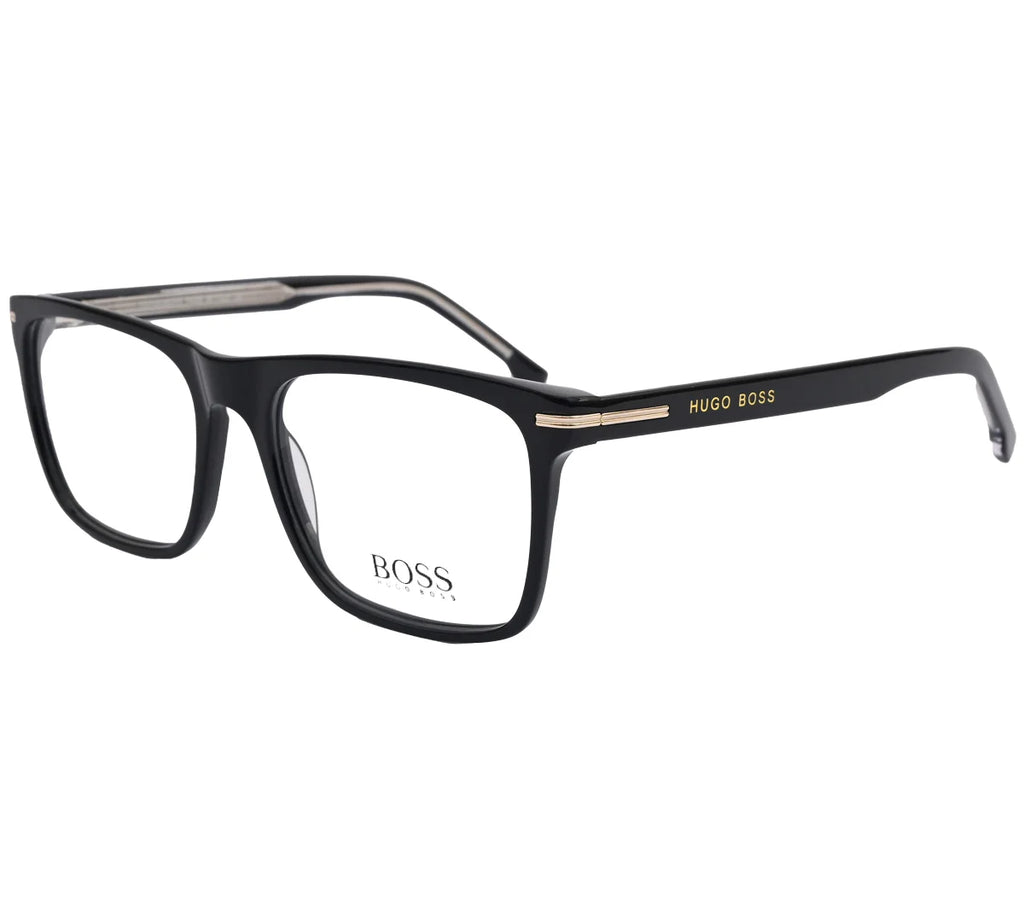 Hugo Boss Replica Premium Eyeglasses - Bold Black Frame
