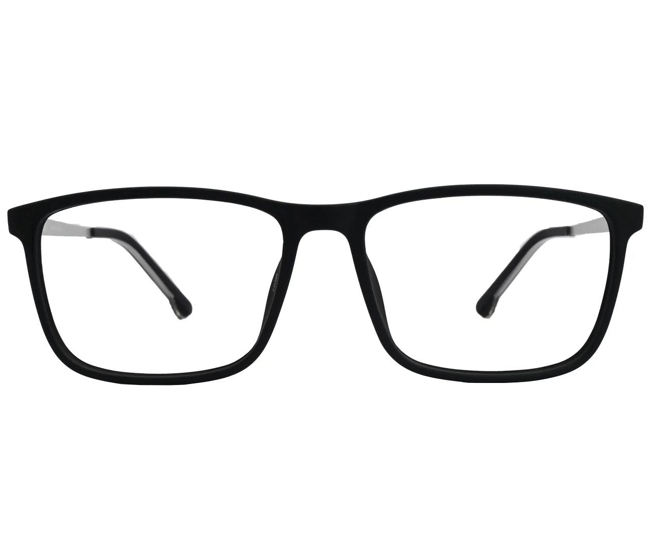 Police Inspired Black Frame with Sleek Metal Temples - Eyekart Collection