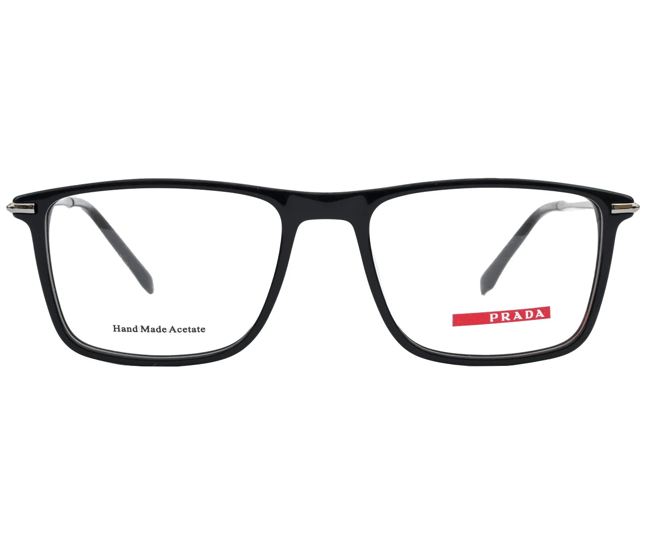 Prada-Inspired Matte Black Eyewear