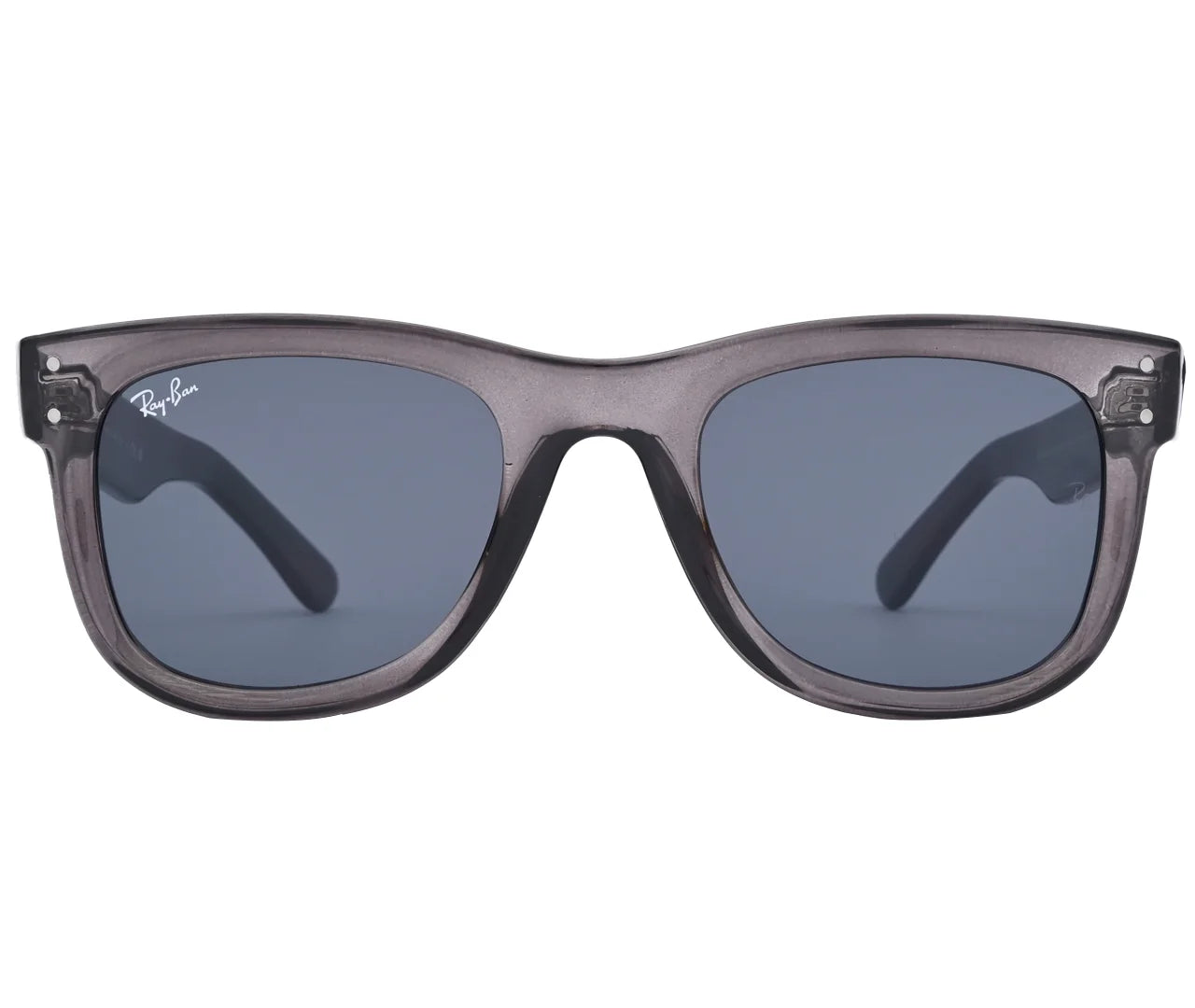 Ray-Ban-Inspired Transparent Grey Sunglasses