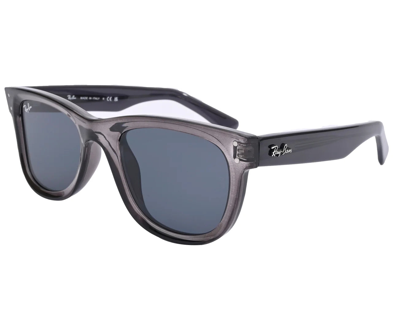 Ray-Ban-Inspired Transparent Grey Sunglasses