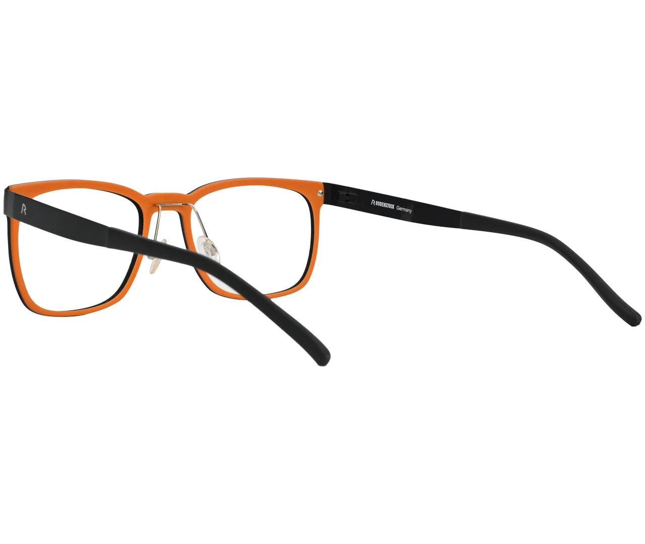 Rodenstock R7013, Eyeglasses – Vibrant Orange and Black Acetate Frame