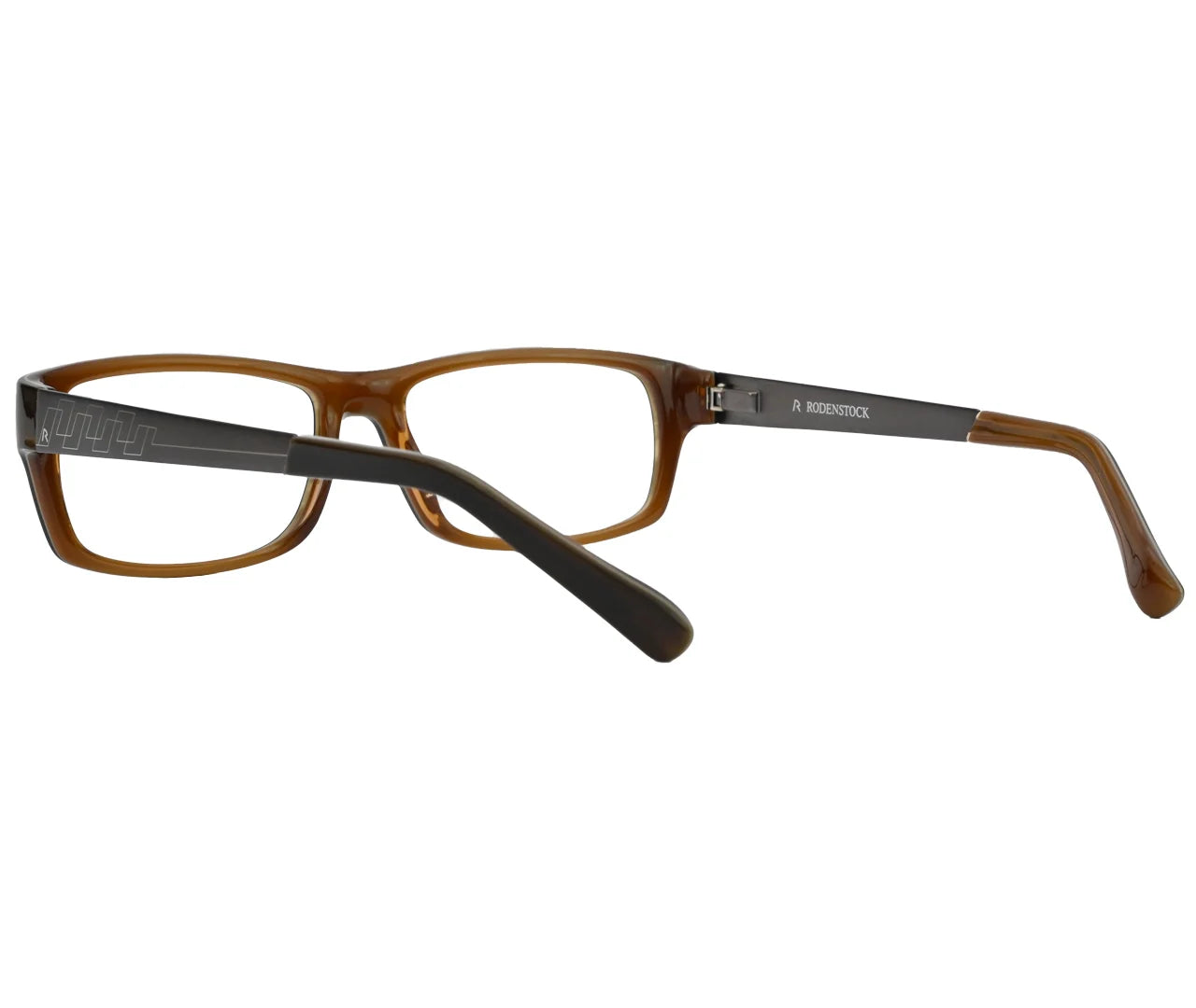 Rodenstock R5246, Eyeglasses – Classic Brown with Metallic Temples