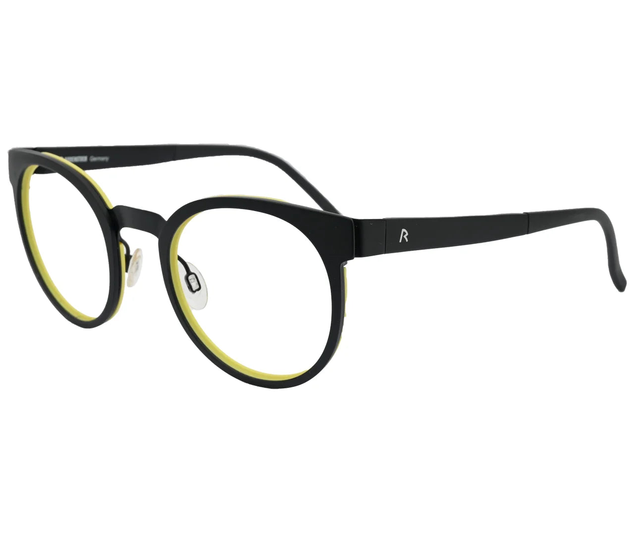 Rodenstock R7012, Eyeglasses – Bold Black and Yellow Design