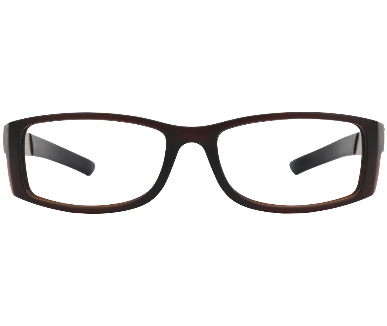 Rodenstock R5235, Eyeglasses – Premium Titanium with Brown Acetate Finish