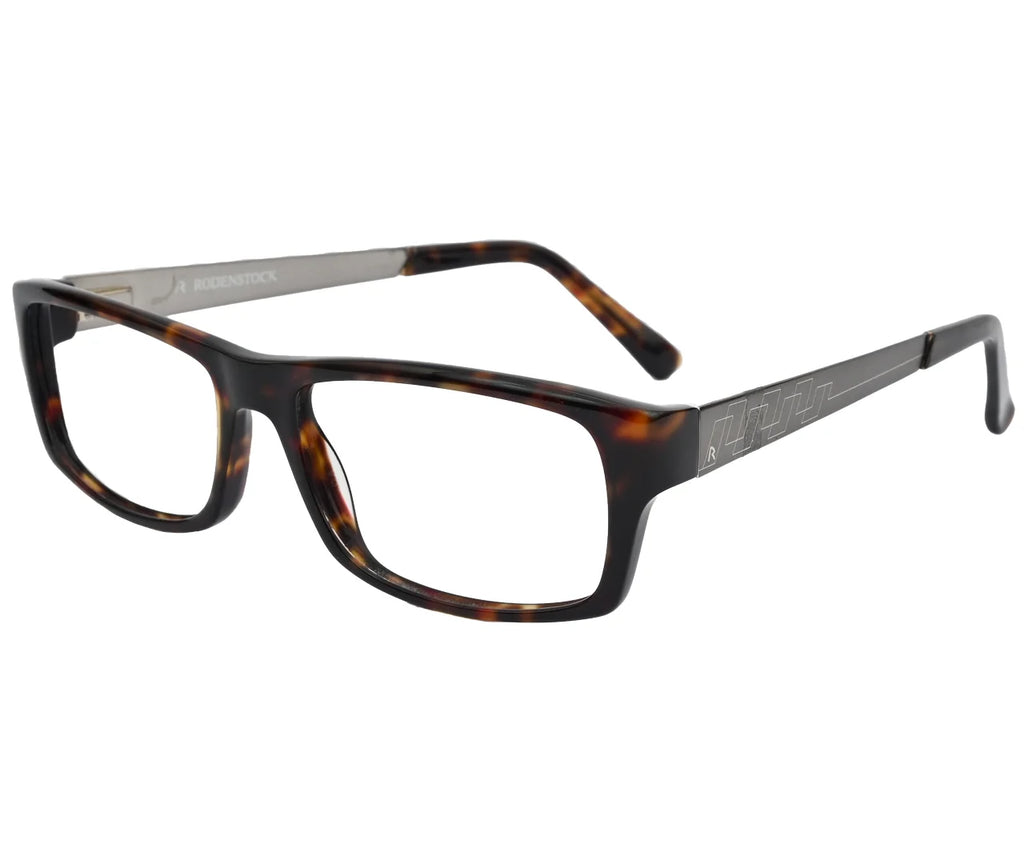 Rodenstock R5246, Eyeglasses – Tortoise Acetate Frame with Metal Temples