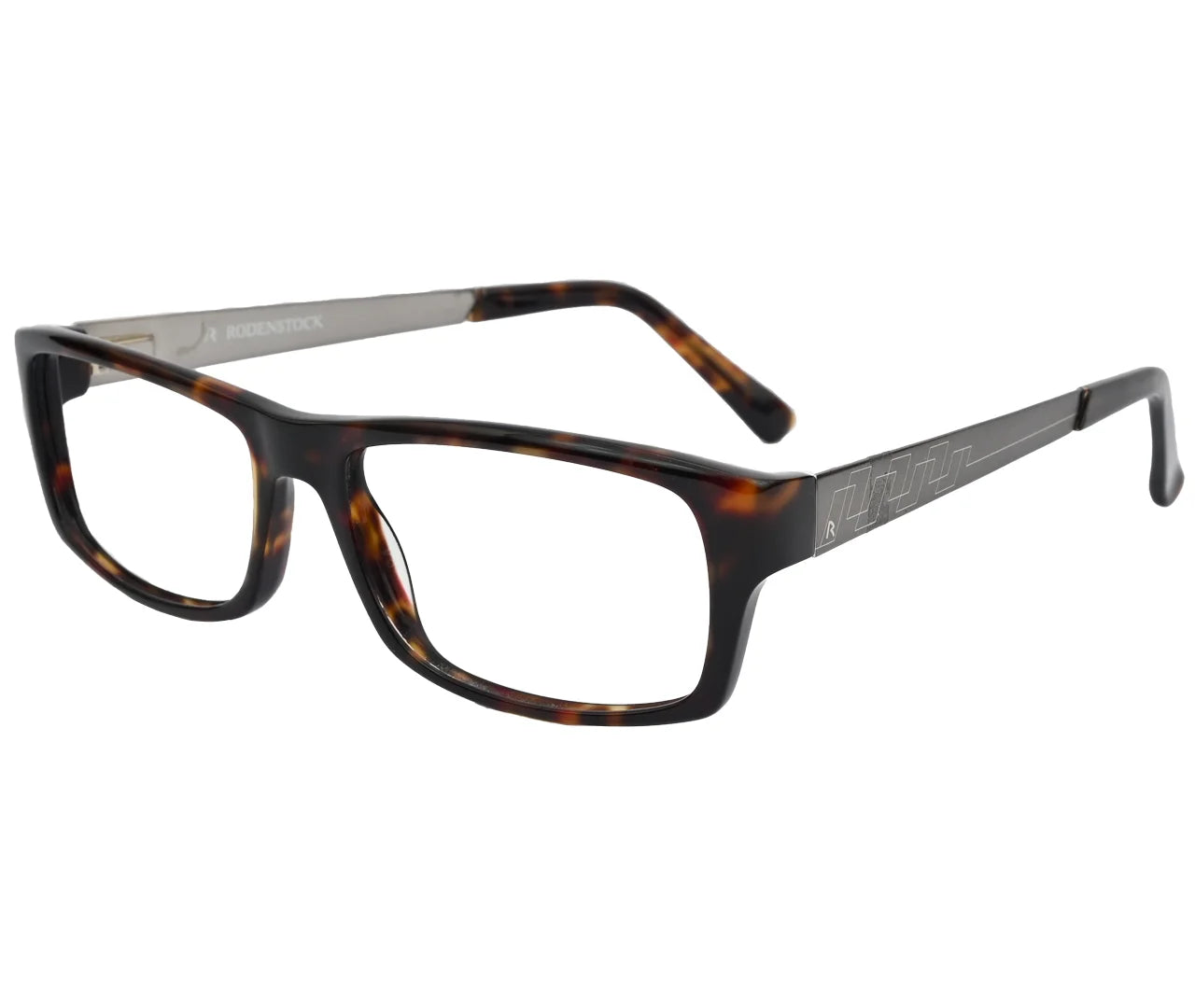 Rodenstock R5246, Eyeglasses – Tortoise Acetate Frame with Metal Temples