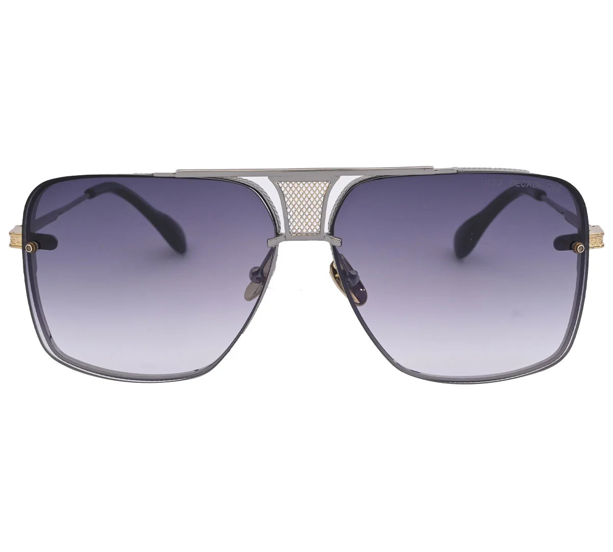 Dita Luxury Dual-Tone Sunglasses - Silver