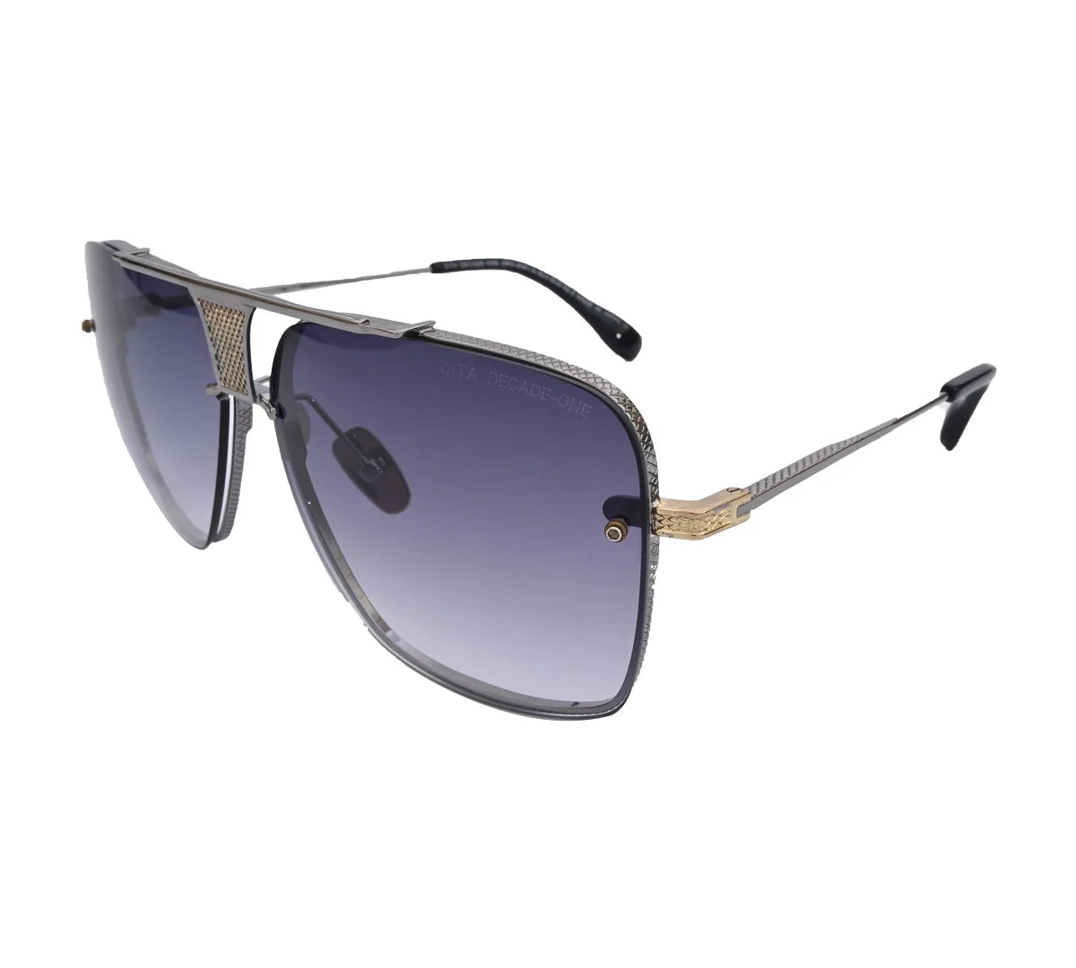 Dita Luxury Dual-Tone Sunglasses - Silver