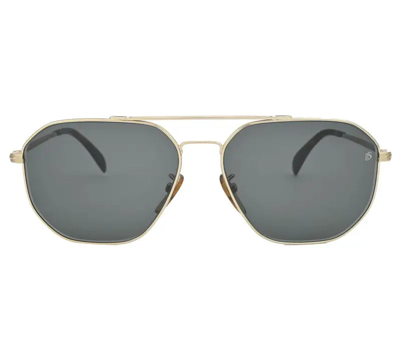 David Beckham DB104/S, Aviator Sunglasses – Gold Frame