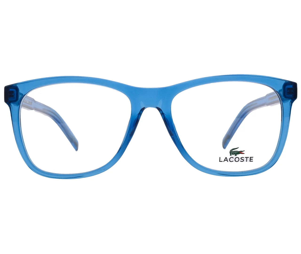Lacoste Replica Eyeglasses - Bold Blue Oval Frame - Blue