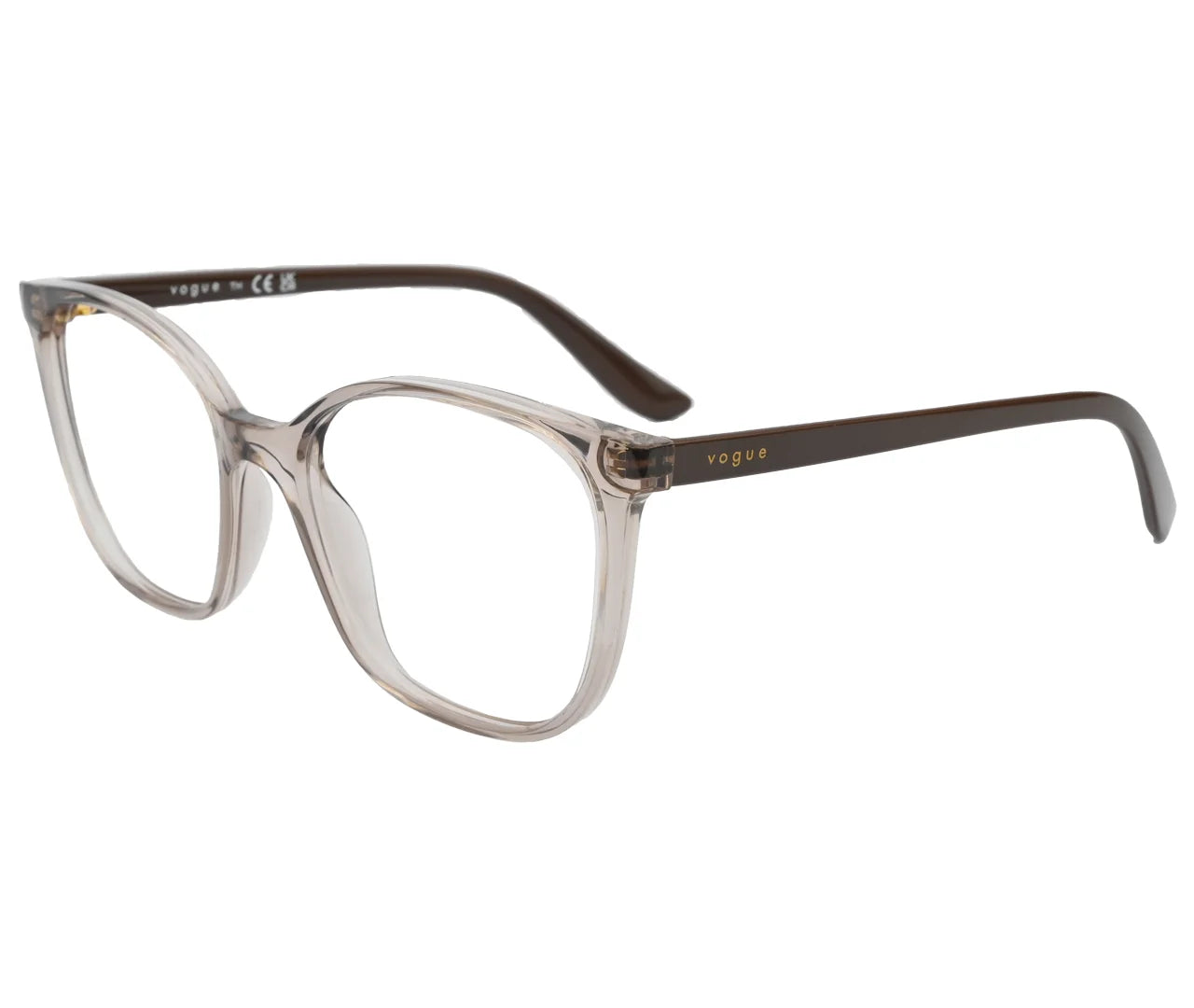 Vogue VO5356, Eyeglasses – Elegant Brown Transparent Frame