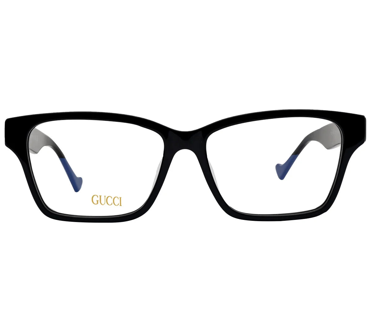Gucci Replica Eyeglasses - Premium Tortoise Shell with Gold Detailing - Black