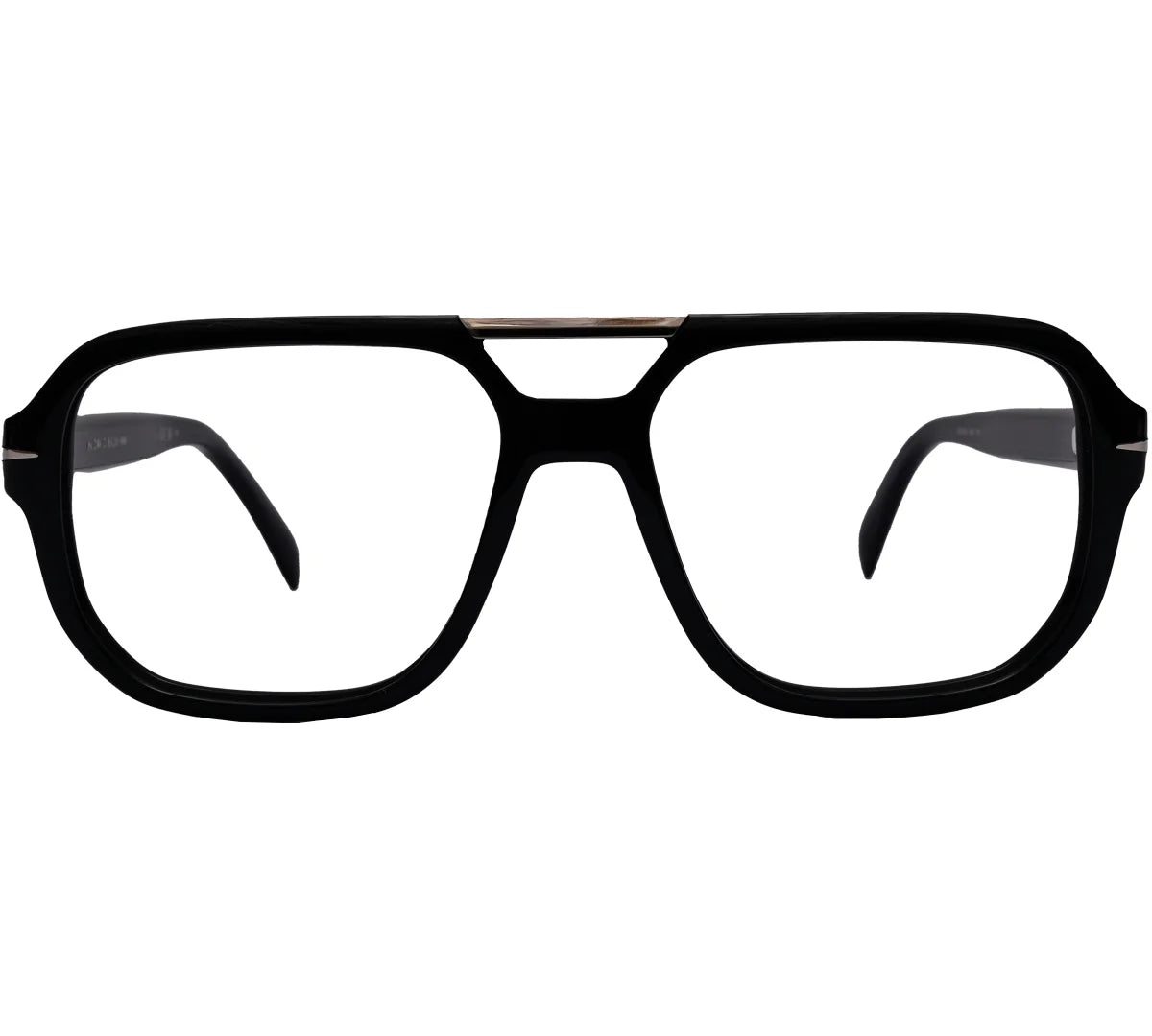 Premium Black Pilot Eyeglasses