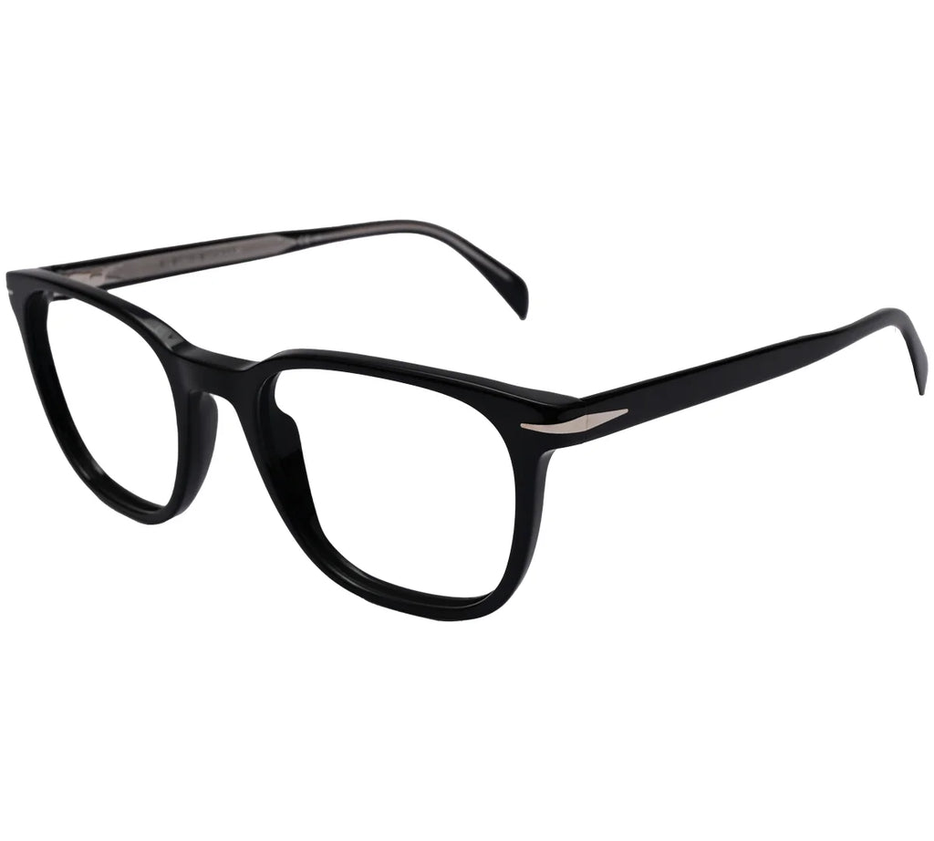 Classic Black Square Eyewear Frame - Inspired by David Beckham