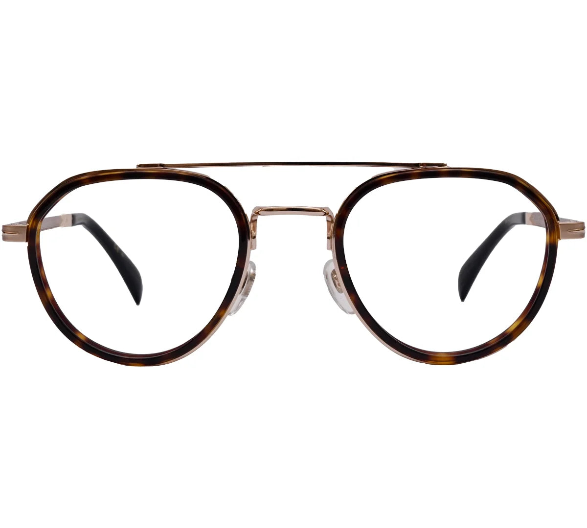 Vintage-Inspired Round Frame with Gold Metal Finish