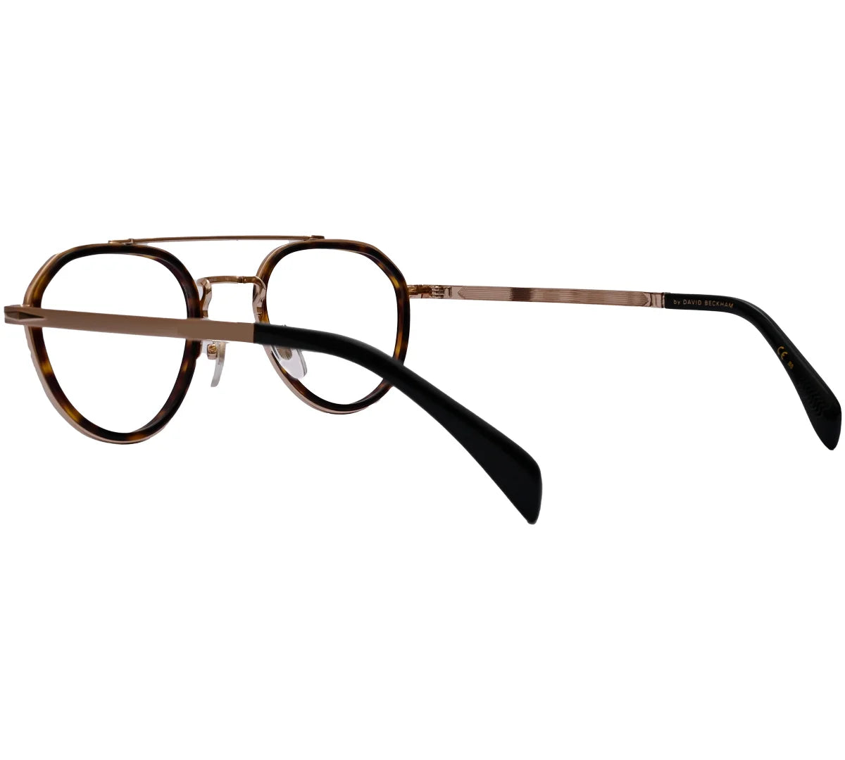 Vintage-Inspired Round Frame with Gold Metal Finish