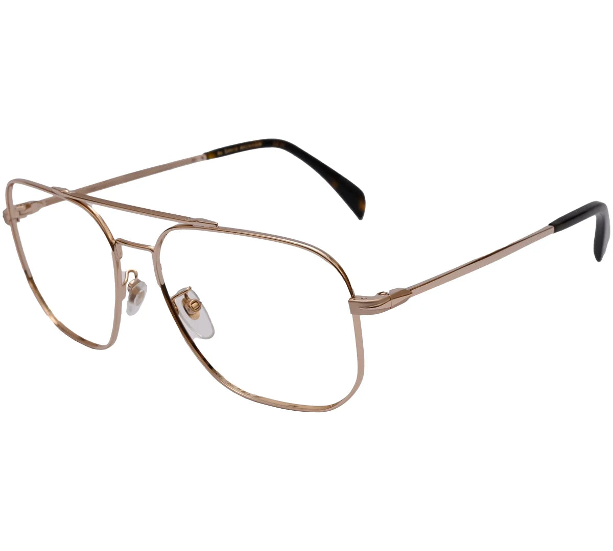 Sleek Aviator Gold Metal Frame