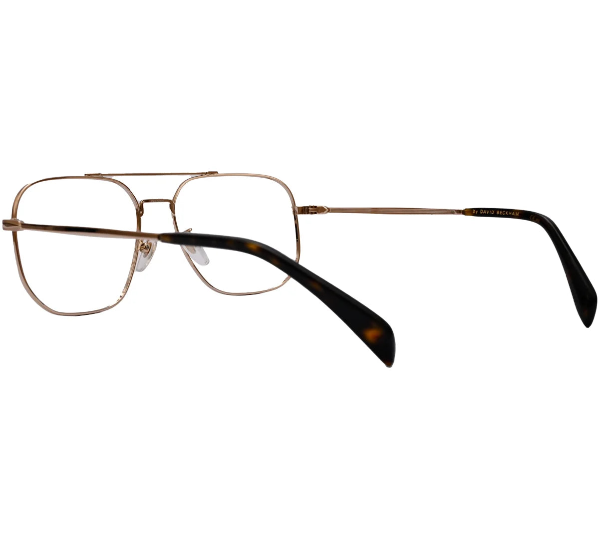 Sleek Aviator Gold Metal Frame