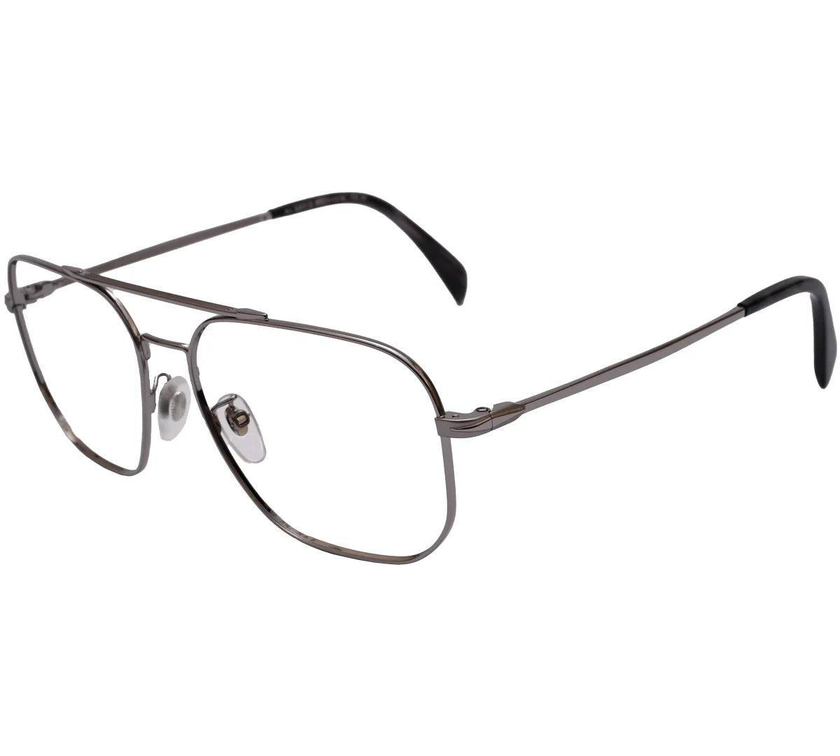 Modern Aviator Gray Metal Frame