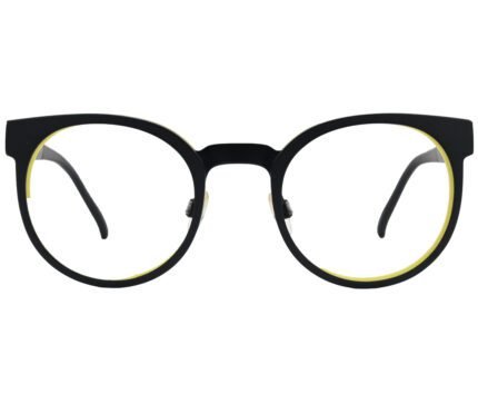 Rodenstock R7012, Eyeglasses – Bold Black and Yellow Design