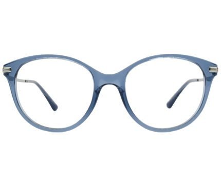 Vogue VO5423, Eyeglasses – Transparent Blue Frame with Metal Temples