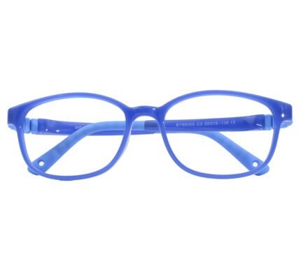 Adidas Kids' Blue Rectangular Eyeglass Frame - Vibrant & Comfortable